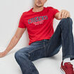 T-shirt manches courtes coton Creeks rouge homme