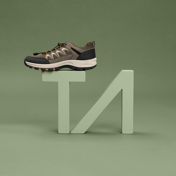 baskets running a lacets trappeur vert kaki homme Baskets running à lacets Trappeur vert kaki homme