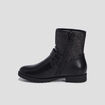 Bottines à paillettes noir fille