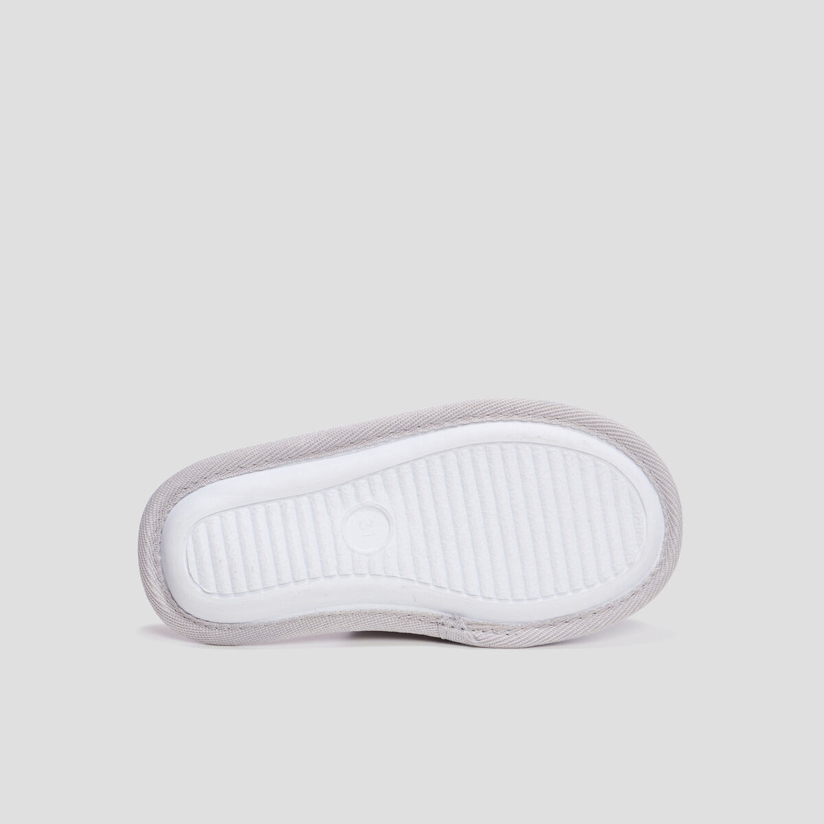 Chaussons mules gris fille