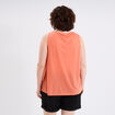 Débardeur sans manches rose corail femme grande taille