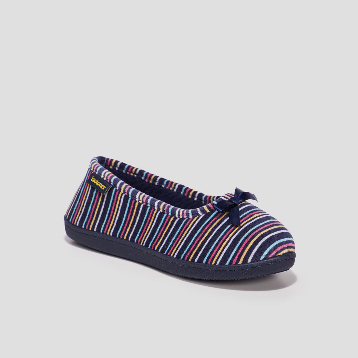 Chaussons ballerines Isotoner multicolore femme