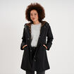 Parka 3-en-1 avec capuche amovible noir femme