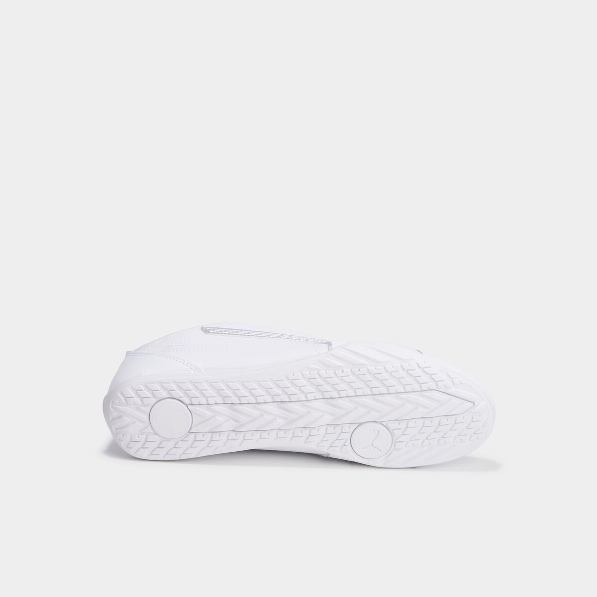 Tennis basses lacets élastiqués Puma blanc femme