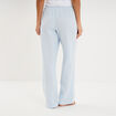 Pantalon de pyjama coton bleu ciel femme