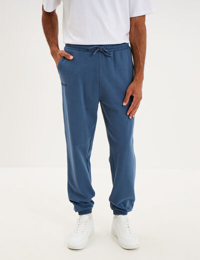 Pantalon de jogging regular Kappa bleu gris homme