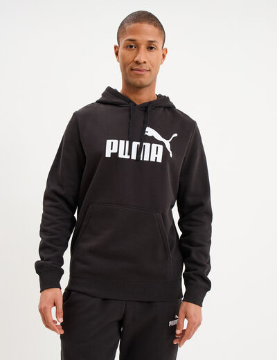 Sweat hoodie molleton &agrave; capuche Puma noir homme