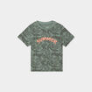 T-shirt col rond manches courtes coton vert pastel b&eacute;b&eacute; gar&ccedil;on