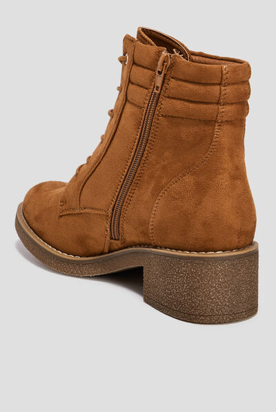 Bottines à talons marron femme