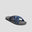 Mules plates Creeks bleu marine homme