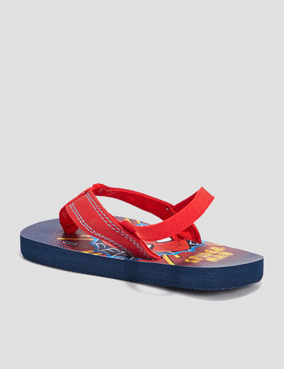Tongs Spider-Man bleu marine garçon