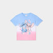 T-shirt manches courtes coton Stitch multicolore fille