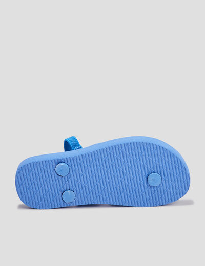 Tongs brides élastiquées Wamea Beach bleu garçon