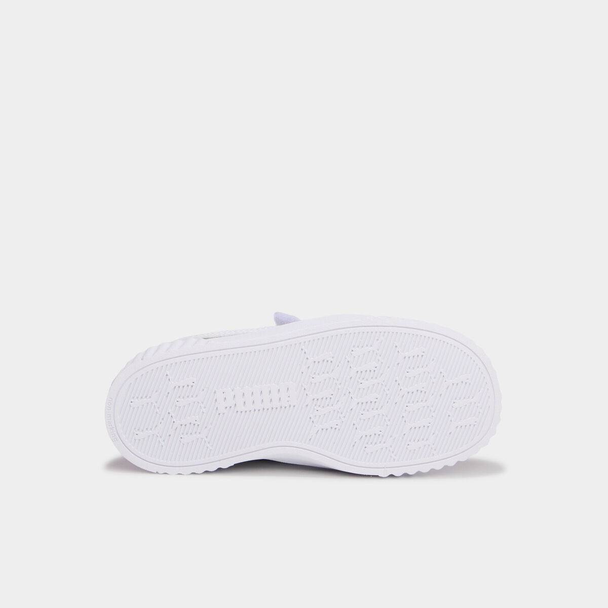 Baskets &agrave; scratchs et paillettes Puma gris argent fille