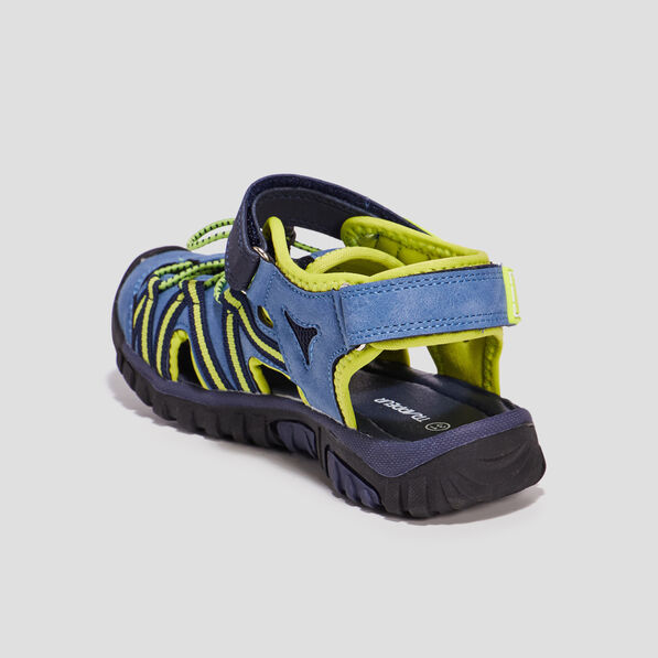Sandales à scratchs Trappeur bleu garçon