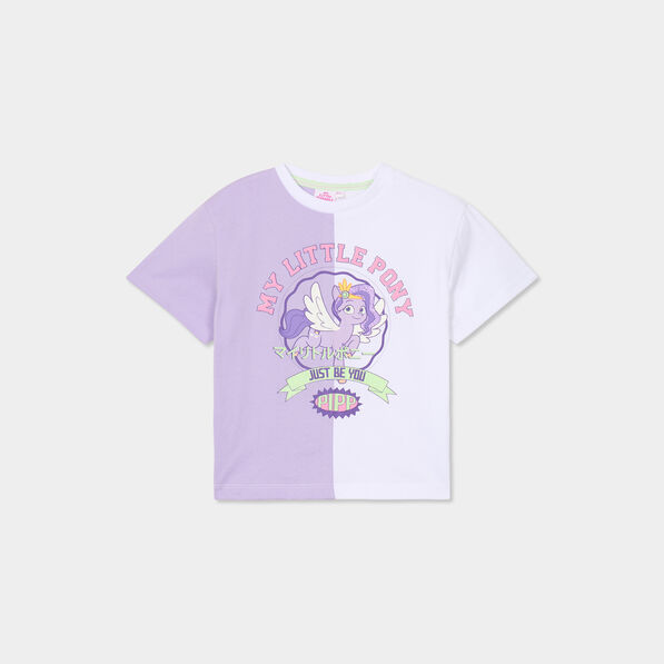 t shirt coton mon petit poney multicolore fille T-shirt coton Mon Petit Poney multicolore fille