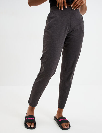 Pantalon de pyjama ajusté gris foncé femme