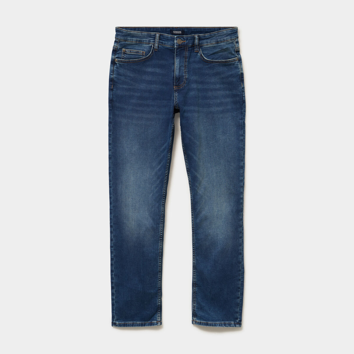 Jean stretch coupe regular denim dirty homme