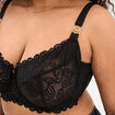 Soutien-gorge embo&icirc;tant dentelle noir femme grande taille