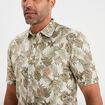 Chemise manches courtes en coton creme homme