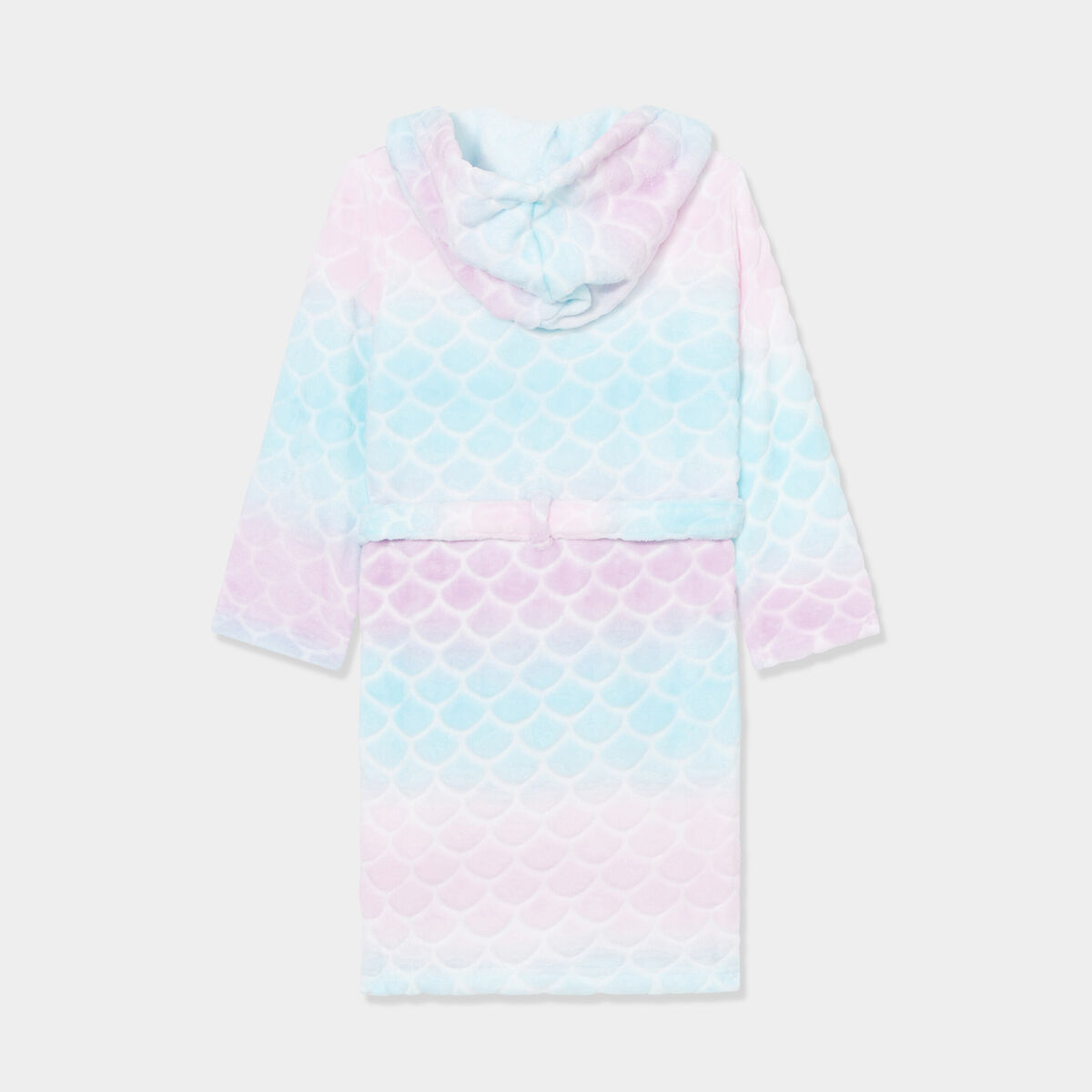 Peignoir à capuche violet fille