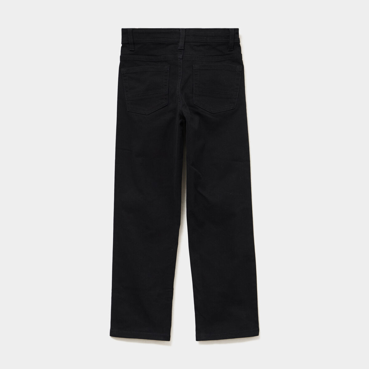 Pantalon regular coton majoritaire noir gar&ccedil;on