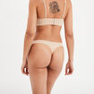 String sans couture beige femme