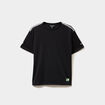 T-shirt oversize manches courtes noir gar&ccedil;on
