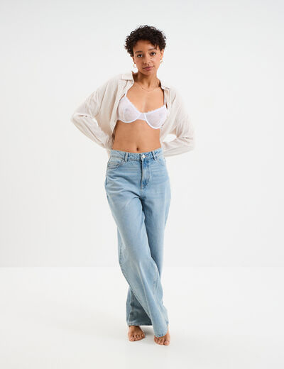 Soutien-gorge emboîtant dentelle blanc femme