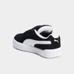 Baskets basses &agrave; lacets en cuir Puma noir gar&ccedil;on