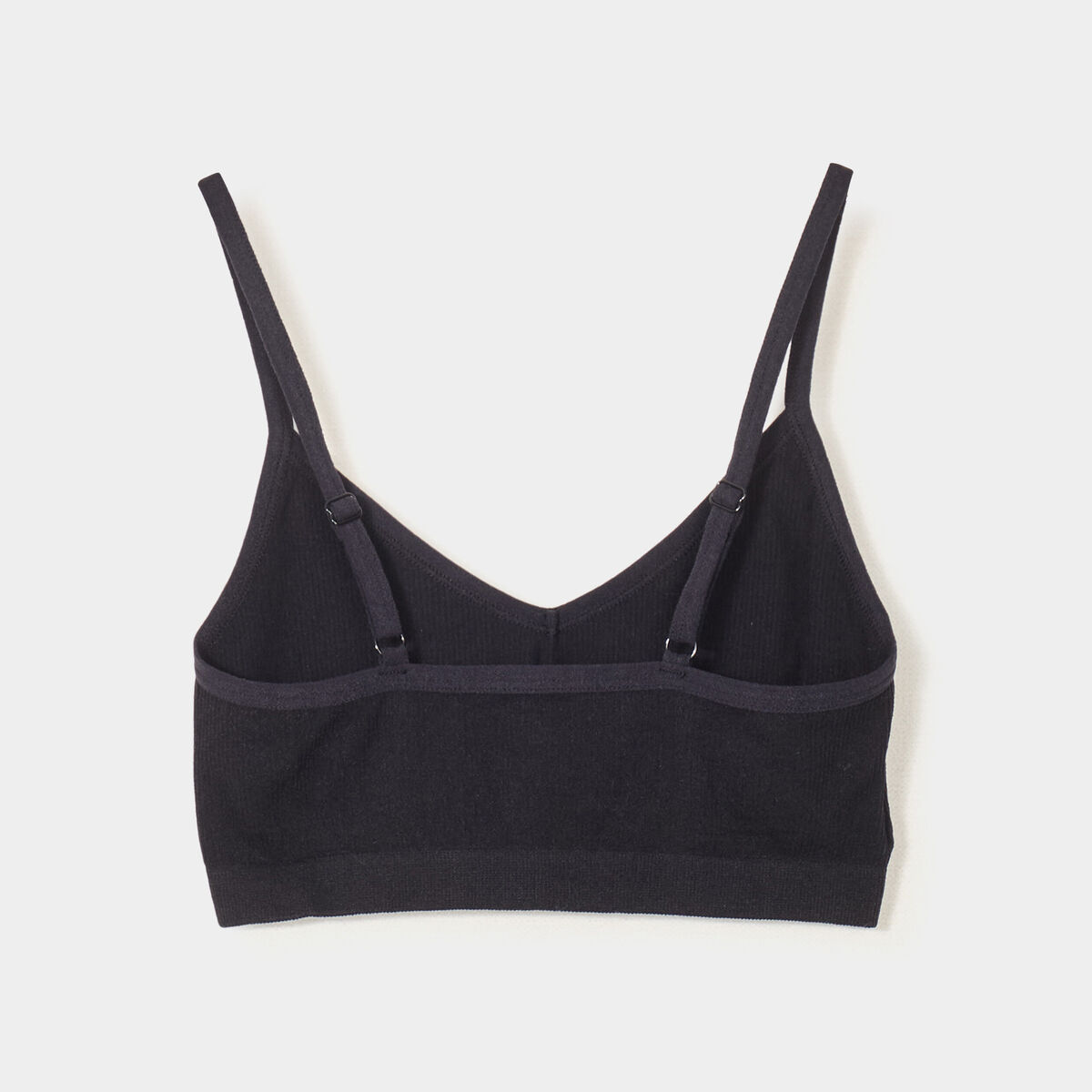 Lot 2 brassières bretelles ajustables noir femme
