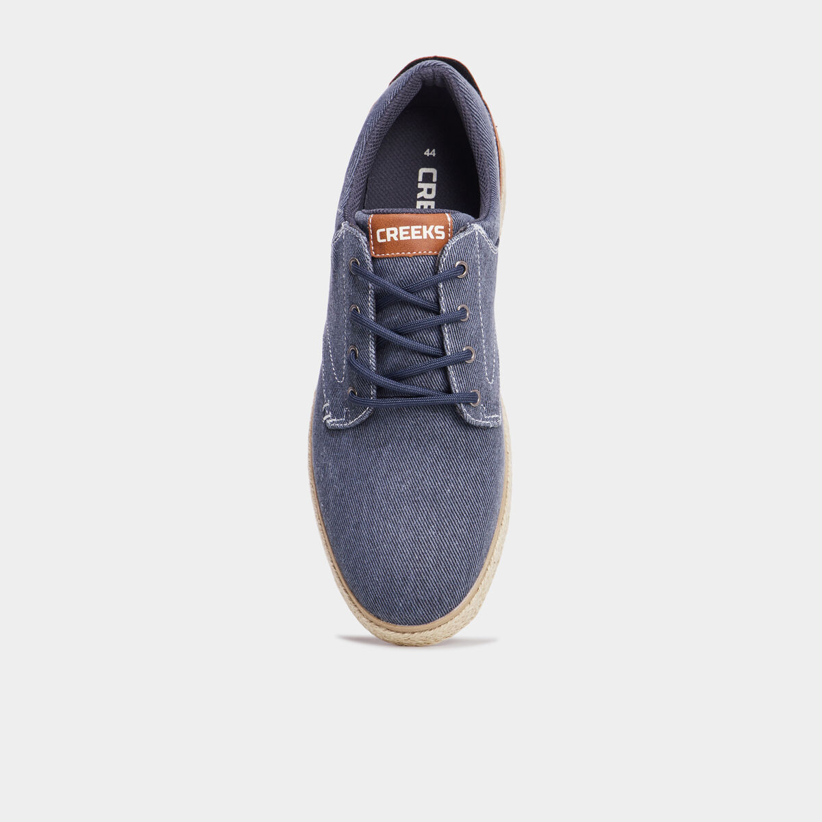 Derbies toile &agrave; lacets Creeks bleu marine homme