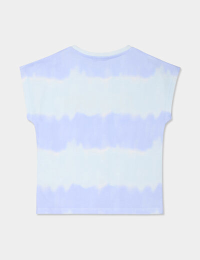T-shirt manches courtes coton ecru fille