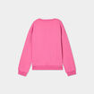 Sweat col rond manches longues vieux rose fille