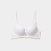Soutien-gorge maxi push-up padd&eacute; blanc femme