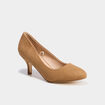 Escarpins à talons marron clair femme