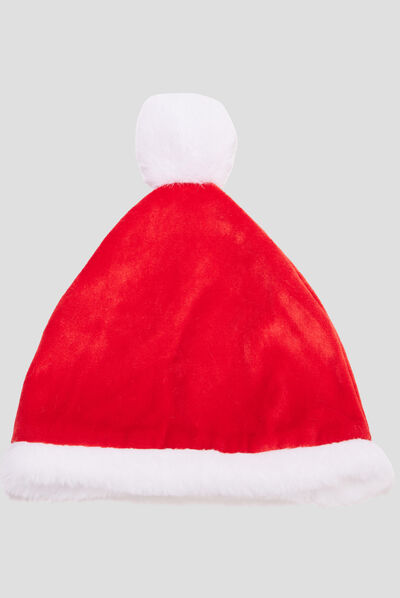 Ensemble bonnet et collants rouge bébé fille