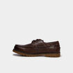Chaussures bateau crant&eacute;es marron homme