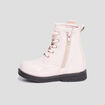 Bottines vernies zippées Minnie rose bébé fille