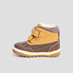 Bottines fourrées bout rond Trappeur camel bébé garçon