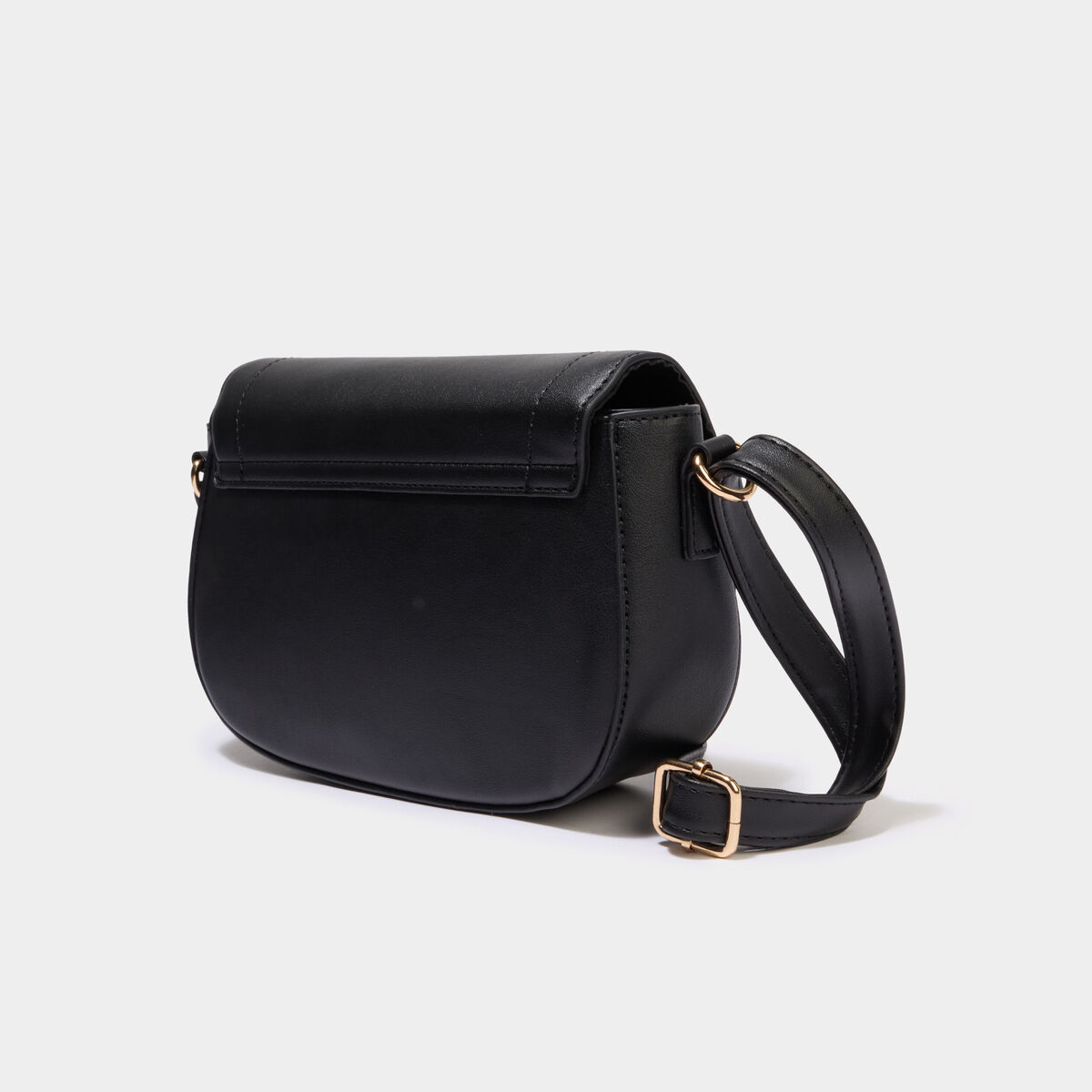 Sac besace en bandouli&egrave;re noir femme