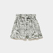 Short ample fluide vert kaki femme