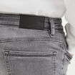 Jeans slim 5 poches denim gris homme