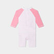 Combinaison de bain à motifs rose bébé fille