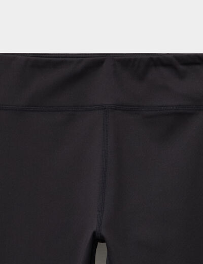 Legging taille &eacute;lastiqu&eacute;e stretch noir fille