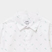Chemise droite &agrave; manches longues blanc gar&ccedil;on