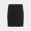 Jupe ajustée courte noir femme