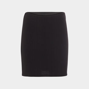 Jupe ajustée courte noir femme