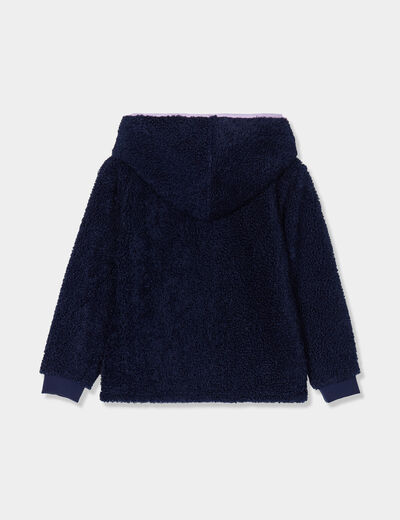 Sweat Polaire Bleu Mountain Warehouse Fille 8 Ans, Capuche, Occasion