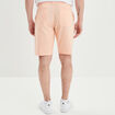 Short chino droit lin majoritaire rose clair homme